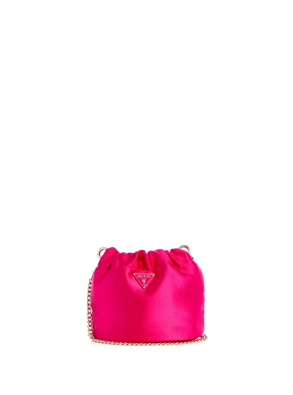 Vintage-style money clips for collectorsPink Velina Pouch Mini Crossbody Bag