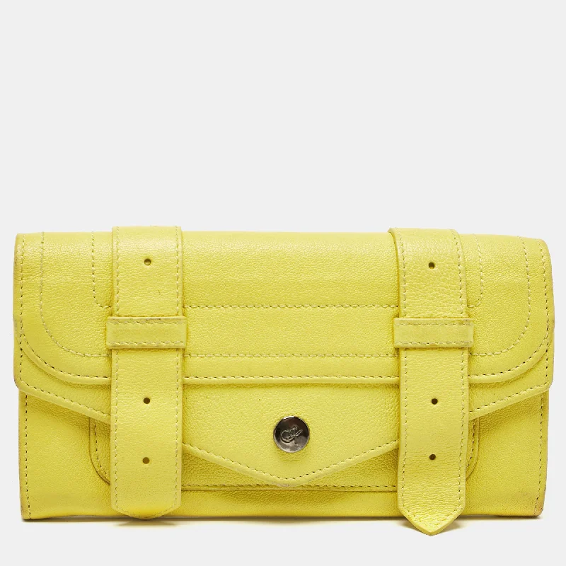 Best money clips for cash and cardsProenza Schouler Yellow Leather Ps1 Continental Wallet Best money clips for cash and cardsProenza Schouler Yellow Leather Ps1 Continental Wallet