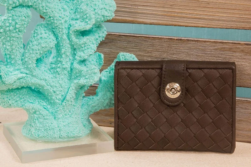 Money clips vs traditional walletsSafe Harbor RFID Wallets for Women - Classic Weave Bifold Wallet