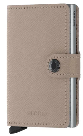 Eco-friendly money clips made from sustainable materialsSecrid Crisple Taupe Mini Wallet