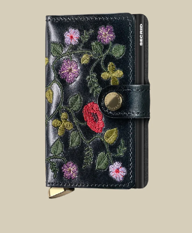 Eco-friendly money clips made from sustainable materialsSecrid Premium Stitch Floral Miniwallet Eco-friendly money clips made from sustainable materialsSecrid Premium Stitch Floral Miniwallet