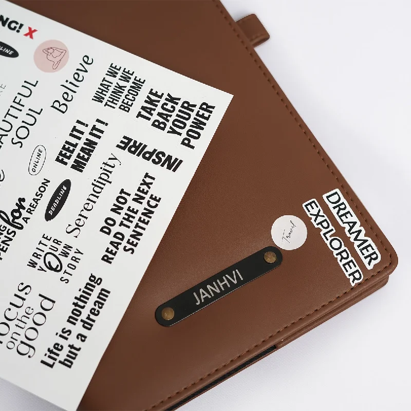 Lightweight money clips for travelSticker pack of 3 - Quotes