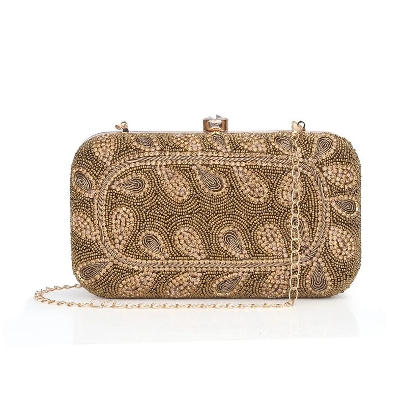 Best money clips for cash and cardsTHE CLOWNFISH Anmol Collection Womens Party Clutch Ladies Wallet with Chain Strap Evening Sling Bag with Fashionable Beads Work Floral Design (White) Best money clips for cash and cardsTHE CLOWNFISH Anmol Collection Womens Party Clutch Ladies Wallet with Chain Strap Evening Sling Bag with Fashionable Beads Work Floral Design (White)