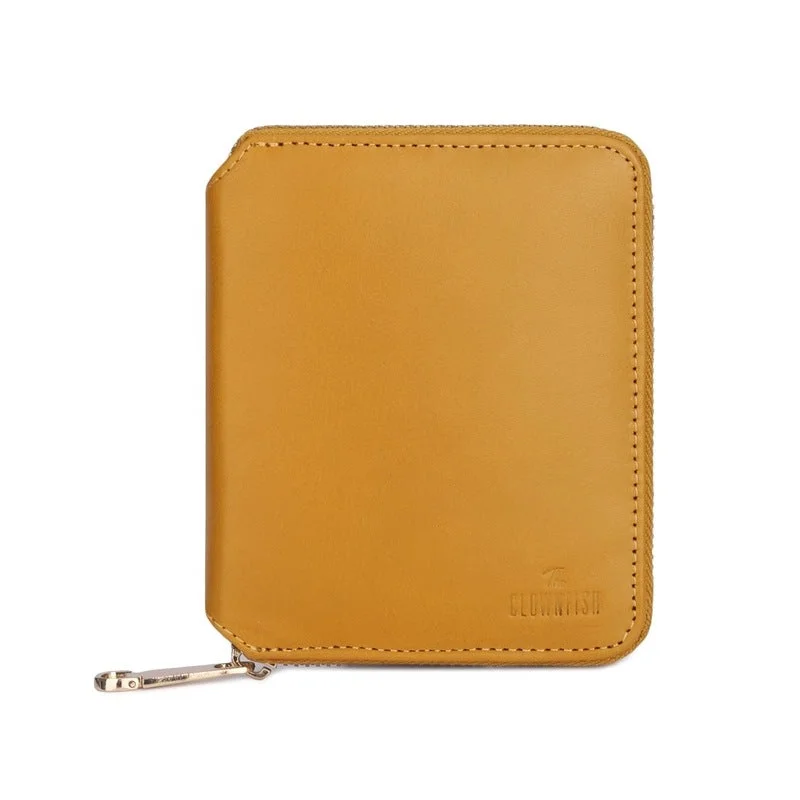 How to choose the right money clipTHE CLOWNFISH Zia Genuine Leather Bi-Fold Zip Around Wallet for Women with Multiple Card Slots & Coin Pocket (Yellow) How to choose the right money clipTHE CLOWNFISH Zia Genuine Leather Bi-Fold Zip Around Wallet for Women with Multiple Card Slots & Coin Pocket (Yellow)