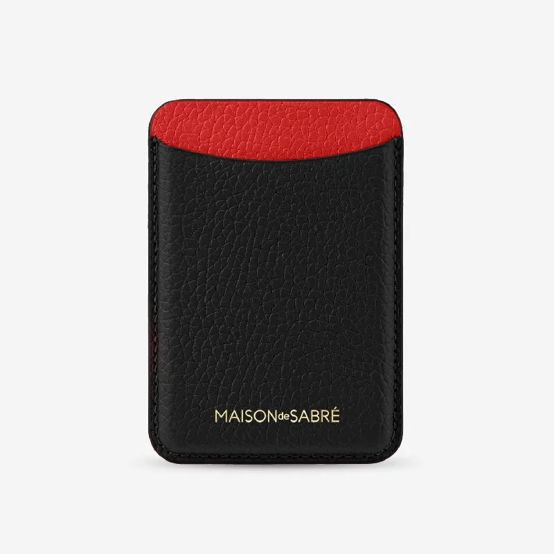 Slim money clips for minimalist walletsThe MagSafe Wallet - Rouge Noir