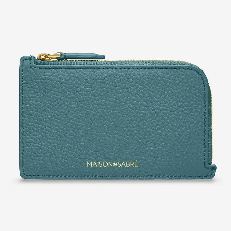 Money clips for holding large amounts of cashThe Zip Card Holder - Bondi Blue