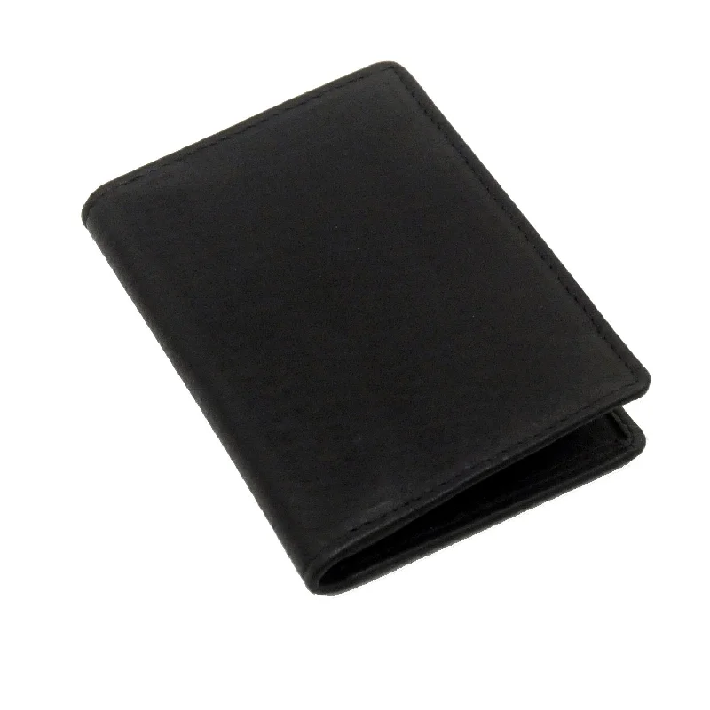 Money clips with RFID protectionTouro Signature Leather Wallets Pebble Grain Gusset Card