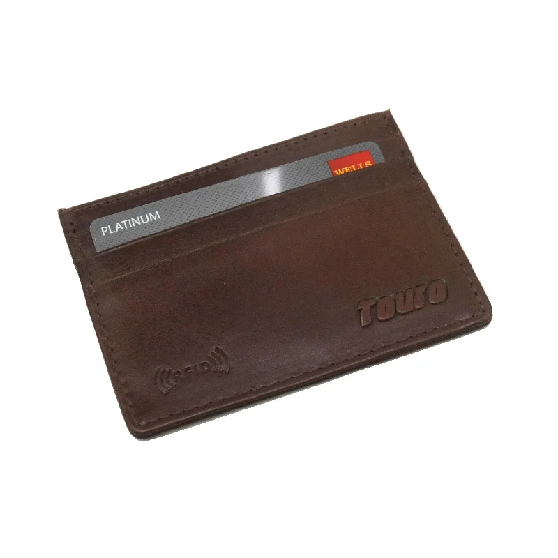 Lightweight money clips for travelTouro Signature Leather Wallets Veg Tanned Slim Card