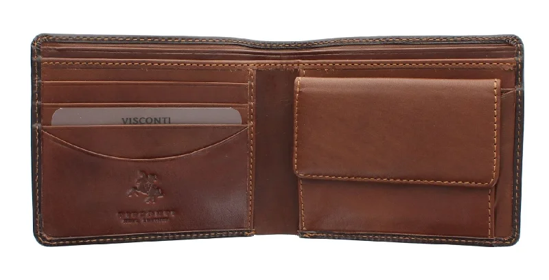 Money clips with built-in bottle openersVisconti Torino Collection RAFFLE Vegetable Tanned Leather Bi-Fold Wallet TR30 RFID blocking