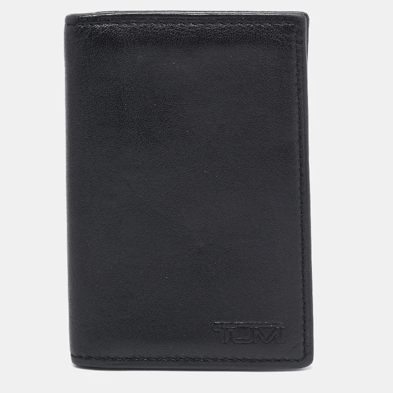 How to clean and maintain metal money clipsTumi Black Leather Bifold Card Holder