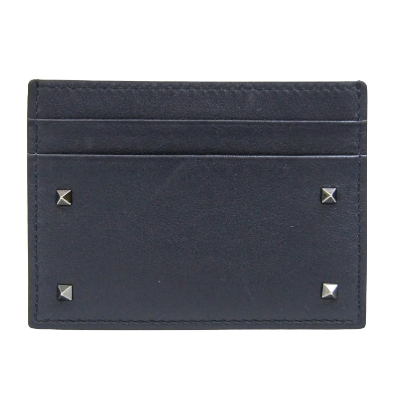 Money clips for holding large amounts of cashValentino Garavani Studs  Leather Wallet  (Pre-Owned)