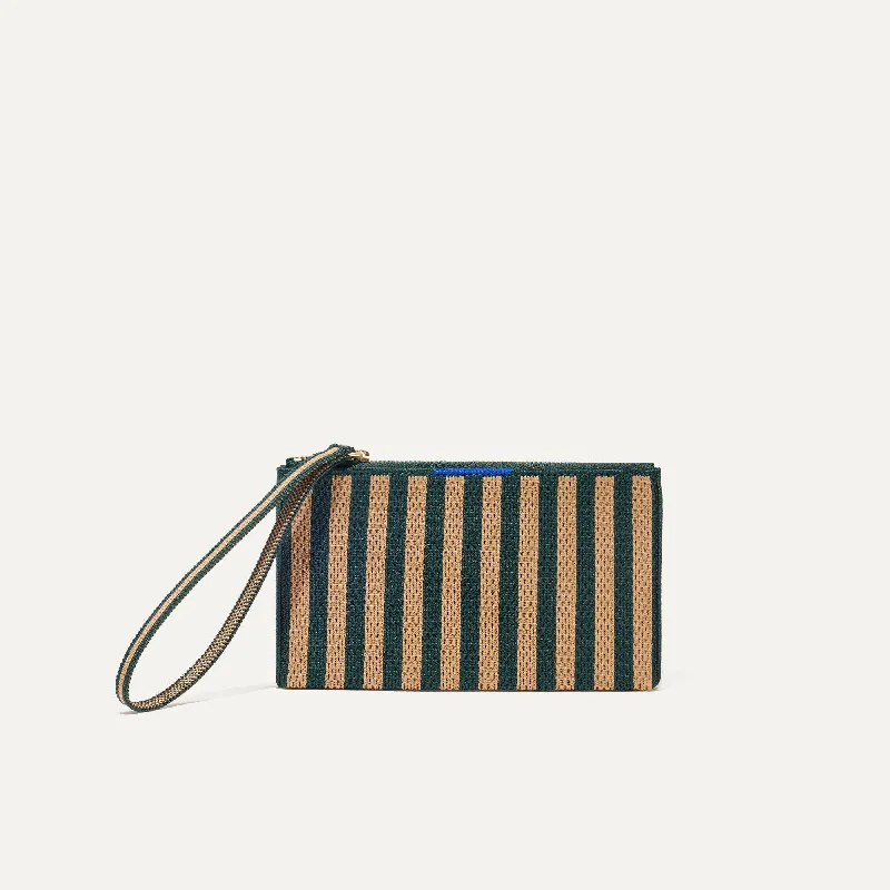 Vintage-style money clips for collectorsThe Wallet Wristlet - Pine Stripe