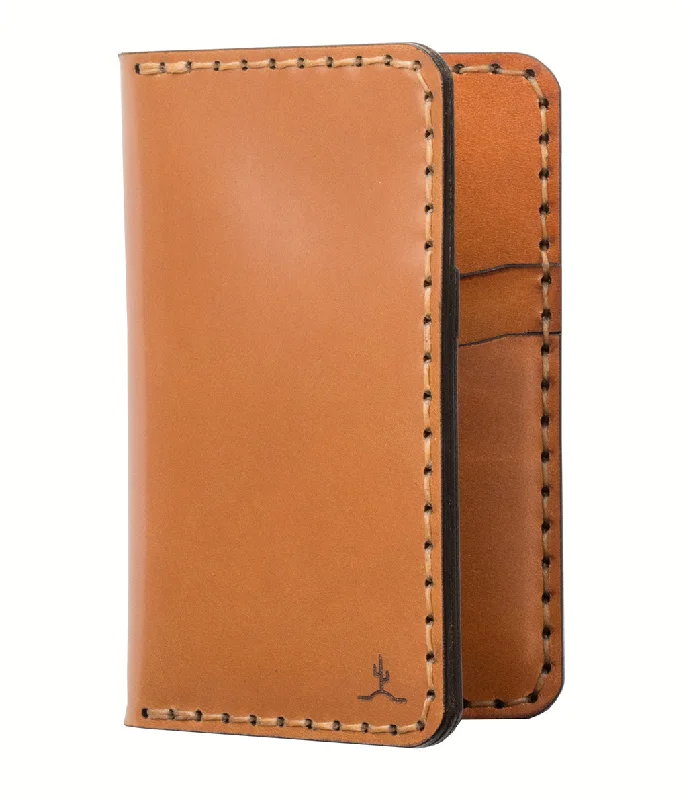 Money clips with built-in bottle openersVertical Wallet // Whiskey Cordovan