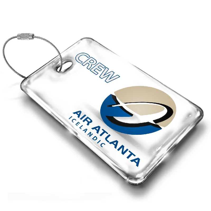 Waterproof Nylon Passport Covers & Wallets for Outdoor AdventuresAir Atlanta Logo 3D Luggage Tag Waterproof Nylon Passport Covers & Wallets for Outdoor AdventuresAir Atlanta Logo 3D Luggage Tag