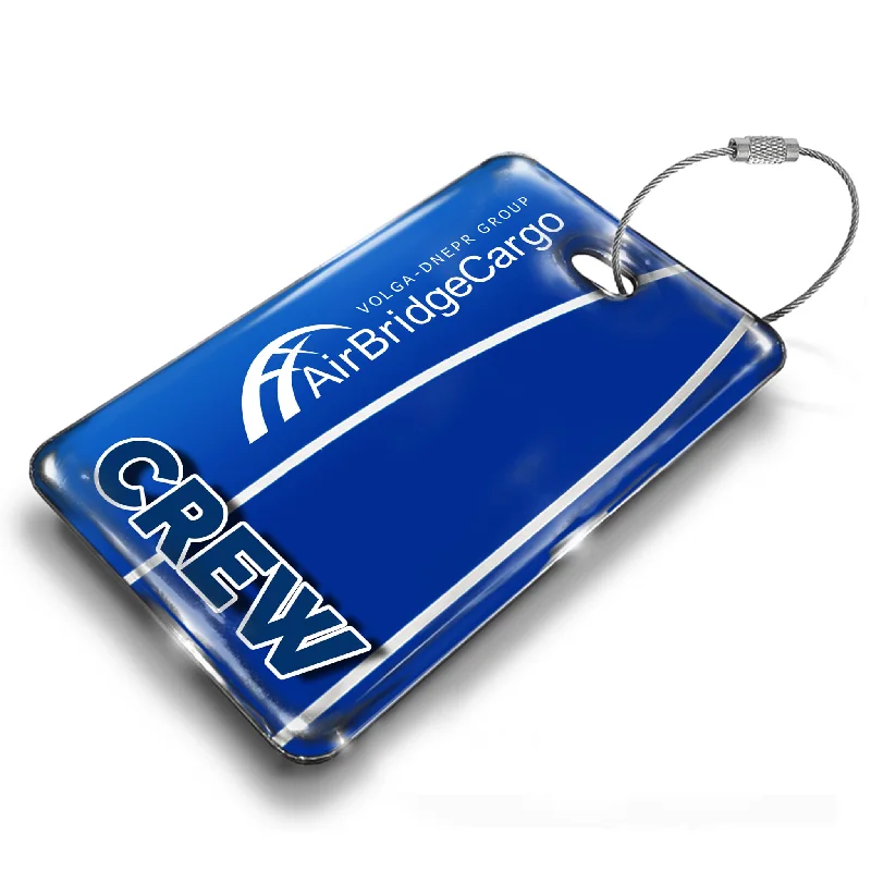 Silver-Plated Passport Covers & Wallets with Gemstone Accents for Elegant WomenAir Bridge Cargo Logo Luggage Tag Silver-Plated Passport Covers & Wallets with Gemstone Accents for Elegant WomenAir Bridge Cargo Logo Luggage Tag
