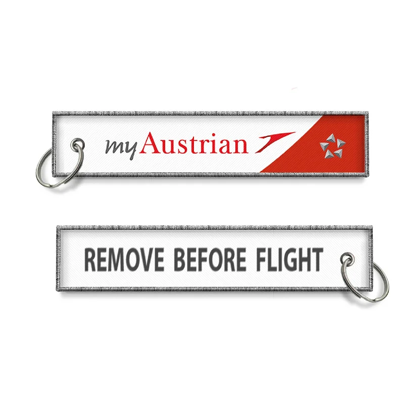 Embroidered Silk Passport Covers & Wallets with Gold Thread for Special OccasionsAustrian Airlines Remove Before Flight Keyring Embroidered Silk Passport Covers & Wallets with Gold Thread for Special OccasionsAustrian Airlines Remove Before Flight Keyring