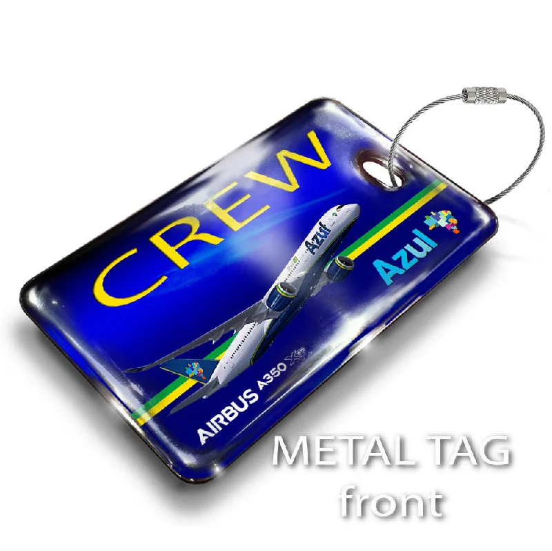 Vintage-Style Passport Covers & Wallets with Brass Hardware for Retro EnthusiastsAzul Airlines A350 XWB