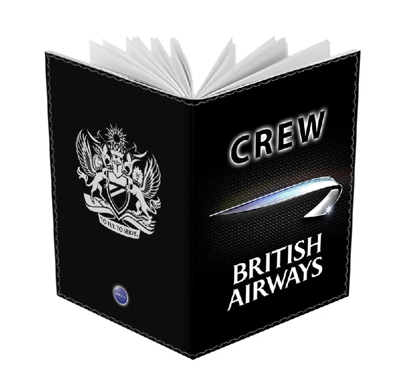 Foldable Passport Covers & Wallets Made of Flexible PVC for Easy StorageBA Black CREW-Passport Cover Foldable Passport Covers & Wallets Made of Flexible PVC for Easy StorageBA Black CREW-Passport Cover