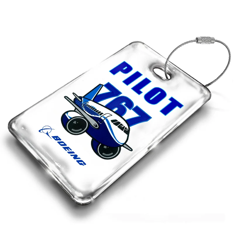 Animal-Print Passport Covers & Wallets for Trendy FashionistasBoeing B767 Pudgy Tag