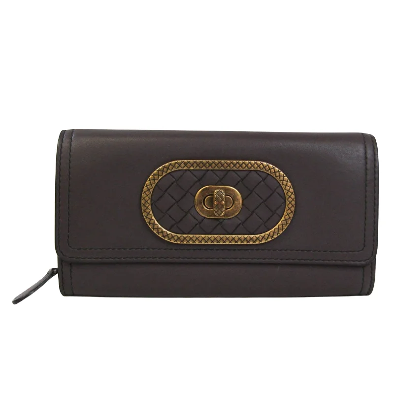 Bottega Veneta Intrecciato  Leather Wallet  (Pre-Owned)