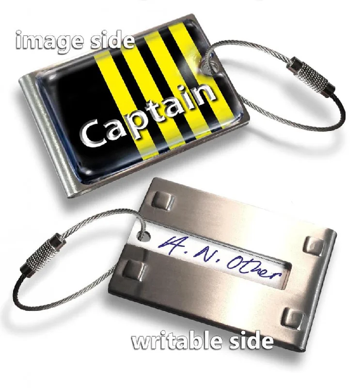 Foldable Passport Covers & Wallets Made of Flexible PVC for Easy StorageCaptain 4Bars Tag Foldable Passport Covers & Wallets Made of Flexible PVC for Easy StorageCaptain 4Bars Tag