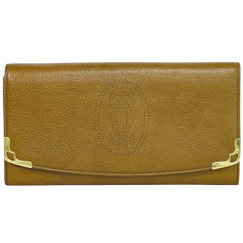 Cartier  Leather Wallet  (Pre-Owned)