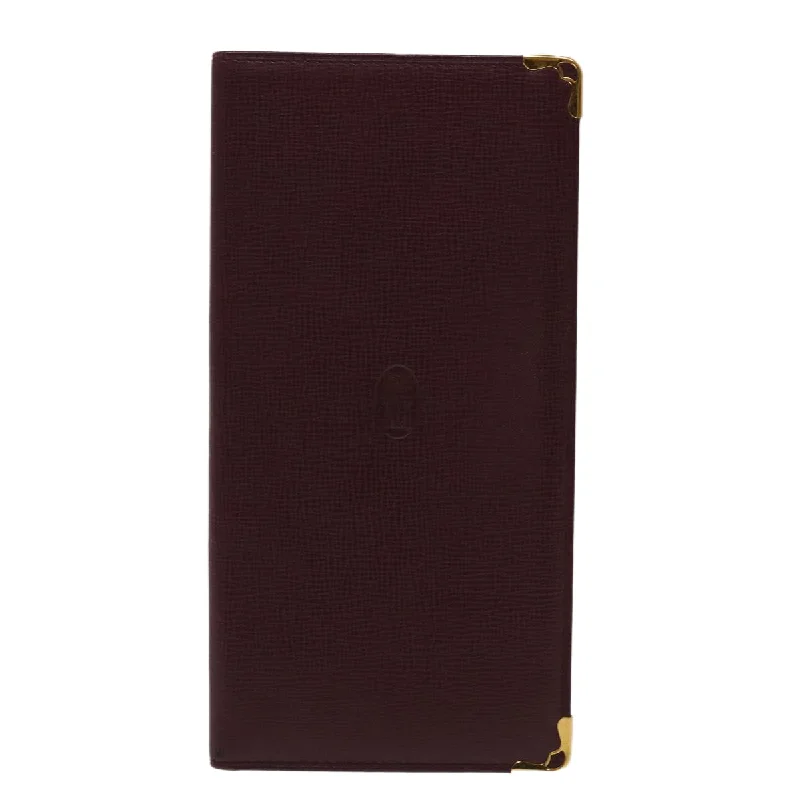 Cartier  Leather Wallet  (Pre-Owned)