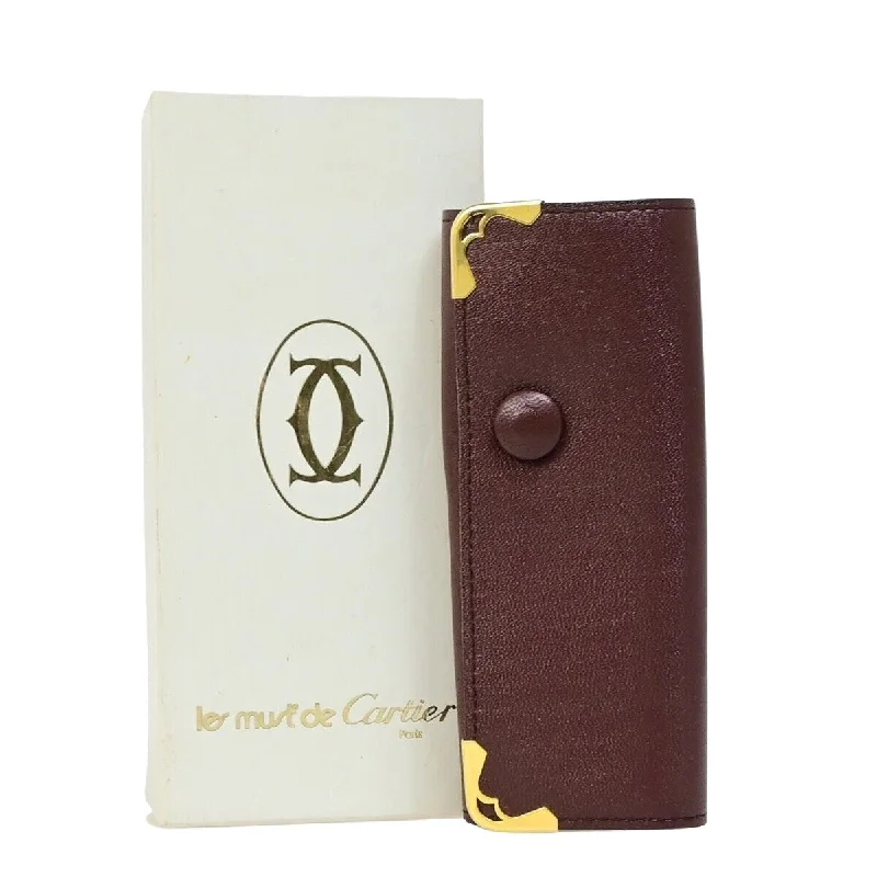 Cartier Must De Cartier  Leather Wallet  (Pre-Owned)
