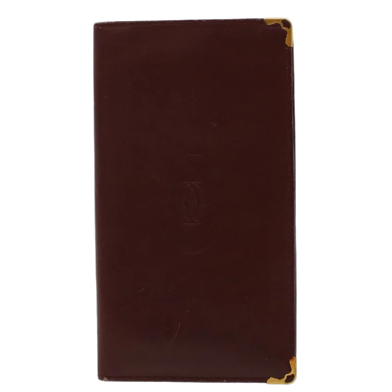 Cartier Must De Cartier  Leather Wallet  (Pre-Owned)