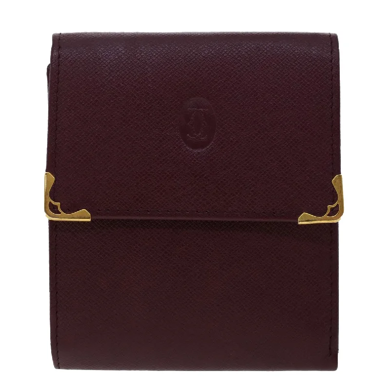 Cartier Must De Cartier  Leather Wallet  (Pre-Owned)