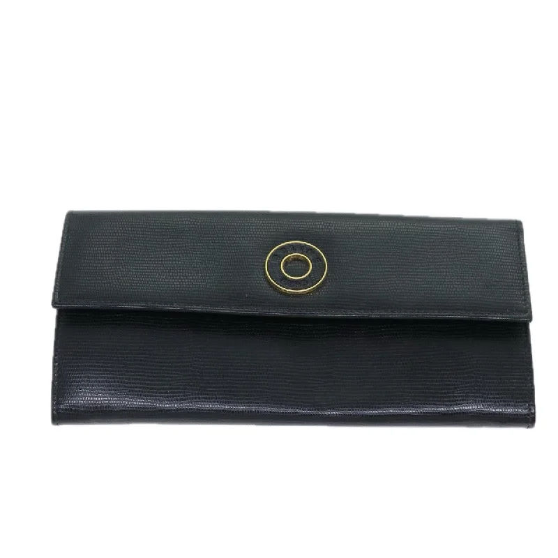 Céline Logo Du Cercle  Leather Wallet  (Pre-Owned)