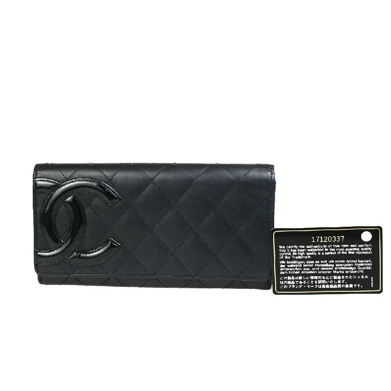 Chanel Cambon  Leather Wallet  (Pre-Owned)