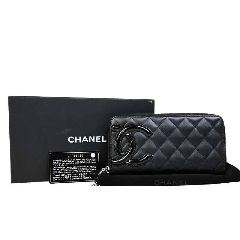 Chanel Cambon  Leather Wallet  (Pre-Owned)