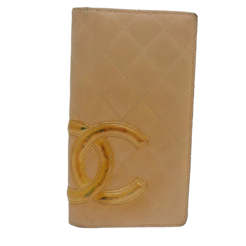 Chanel Cambon  Leather Wallet  (Pre-Owned)