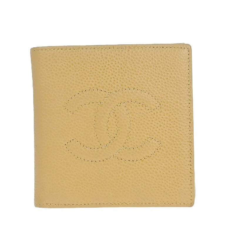 Chanel Logo Cc  Leather Wallet  (Pre-Owned)