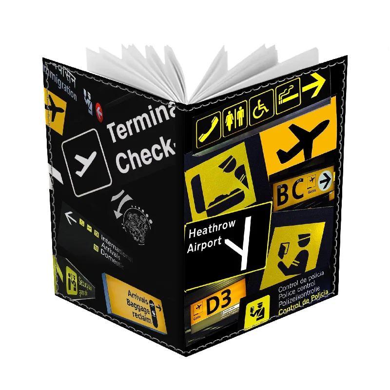 Waterproof Nylon Passport Covers & Wallets for Outdoor AdventuresAirport Signage Passport Cover Waterproof Nylon Passport Covers & Wallets for Outdoor AdventuresAirport Signage Passport Cover