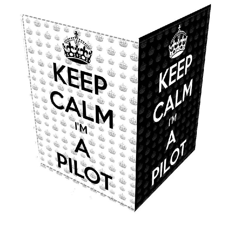Cowhide Leather Passport Covers & Wallets with a Rustic Western LookKEEP CALM I'M A PILOT -Passport Cover Cowhide Leather Passport Covers & Wallets with a Rustic Western LookKEEP CALM I'M A PILOT -Passport Cover