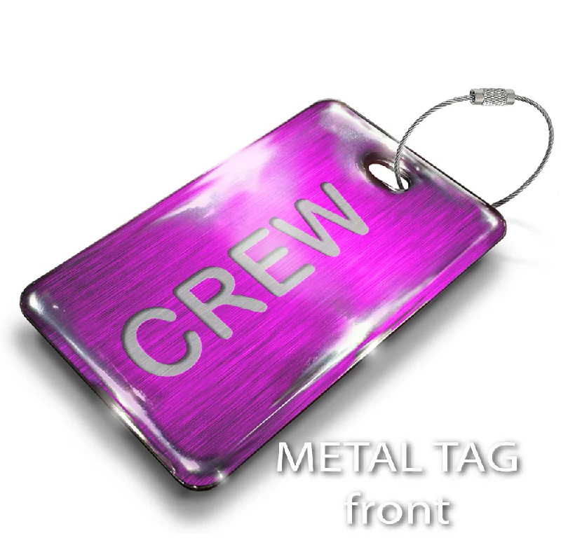 Magnetic-Closure Passport Covers & Wallets for Quick AccessCREW Pink
