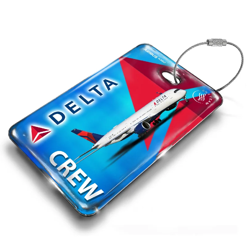Vintage-Style Passport Covers & Wallets with Brass Hardware for Retro EnthusiastsDelta Airlines A350