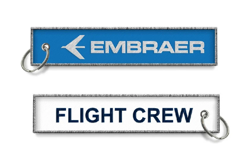 Embroidered Silk Passport Covers & Wallets with Gold Thread for Special OccasionsEmbraer-Flight Crew Keychain Embroidered Silk Passport Covers & Wallets with Gold Thread for Special OccasionsEmbraer-Flight Crew Keychain