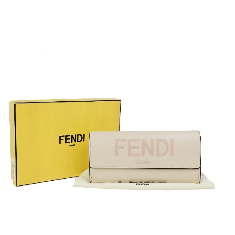 Fendi Continental  Leather Wallet  (Pre-Owned)