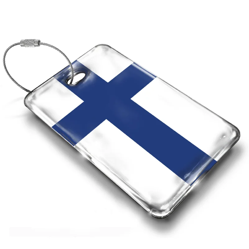 Magnetic-Closure Passport Covers & Wallets for Quick AccessFinland Flag