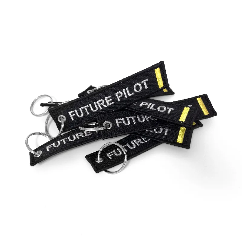Vintage-Style Passport Covers & Wallets with Brass Hardware for Retro EnthusiastsFuture Pilot  Keyring Gold