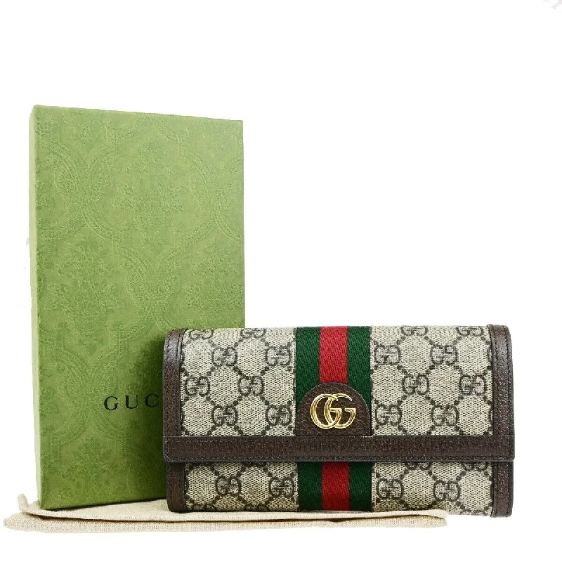 Gucci Ophidia  Canvas Wallet  (Pre-Owned)
