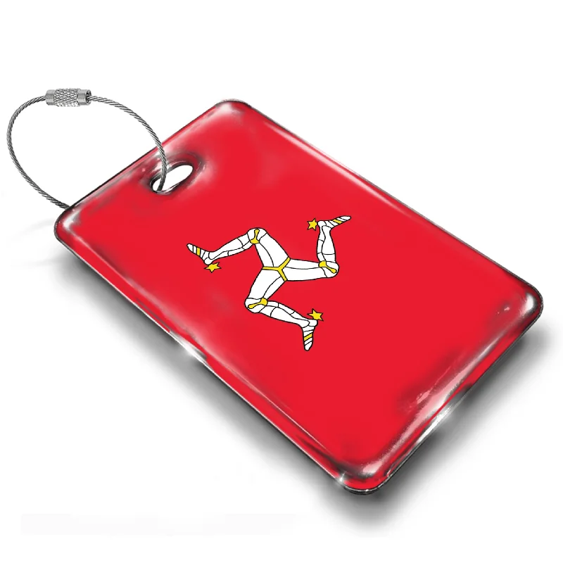 Glittery Sequined Passport Covers & Wallets for Party LoversIsle Of Man-Flag