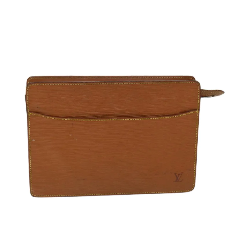 Louis Vuitton Pochette Homme  Leather Clutch Bag (Pre-Owned)