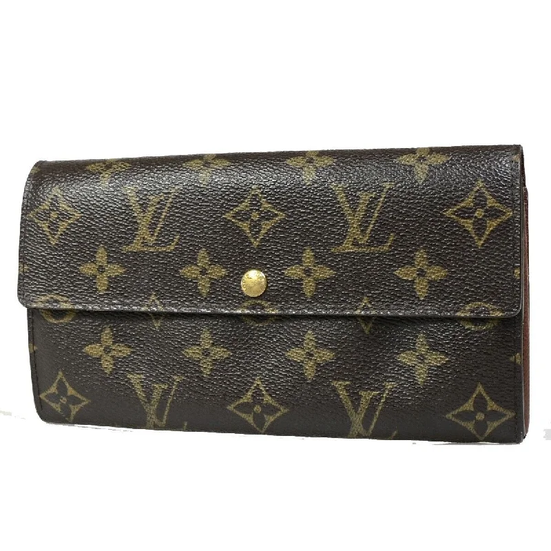 Louis Vuitton Porte-Monnaie Et Porte- Carte  Canvas Wallet  (Pre-Owned)