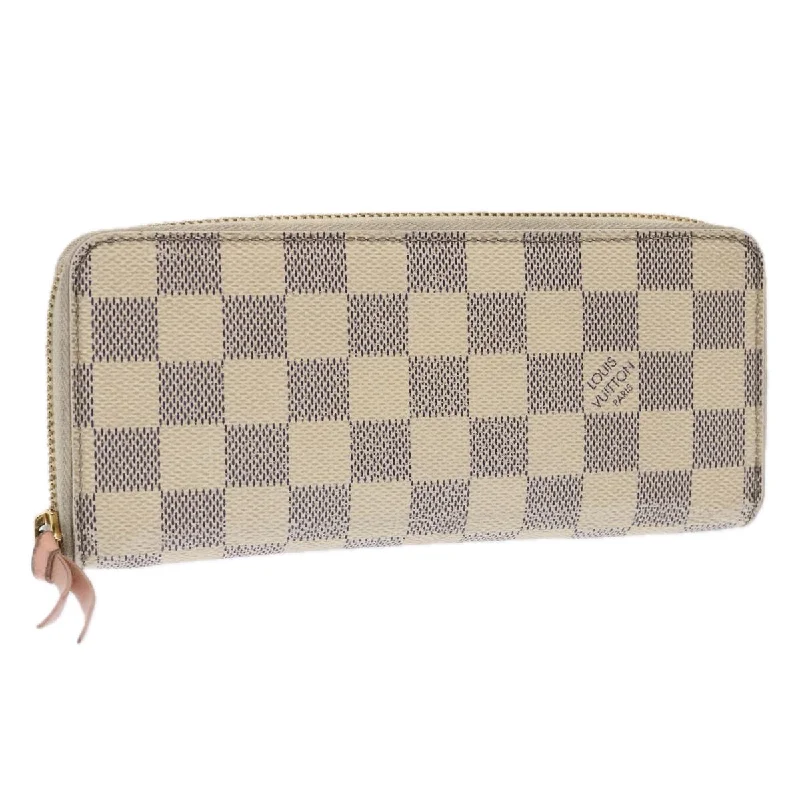 Louis Vuitton Portefeuille Clémence  Canvas Wallet  (Pre-Owned)