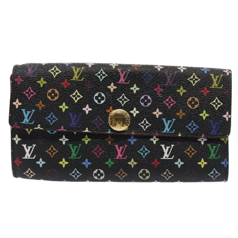 Louis Vuitton Portefeuille Sarah  Canvas Wallet  (Pre-Owned)