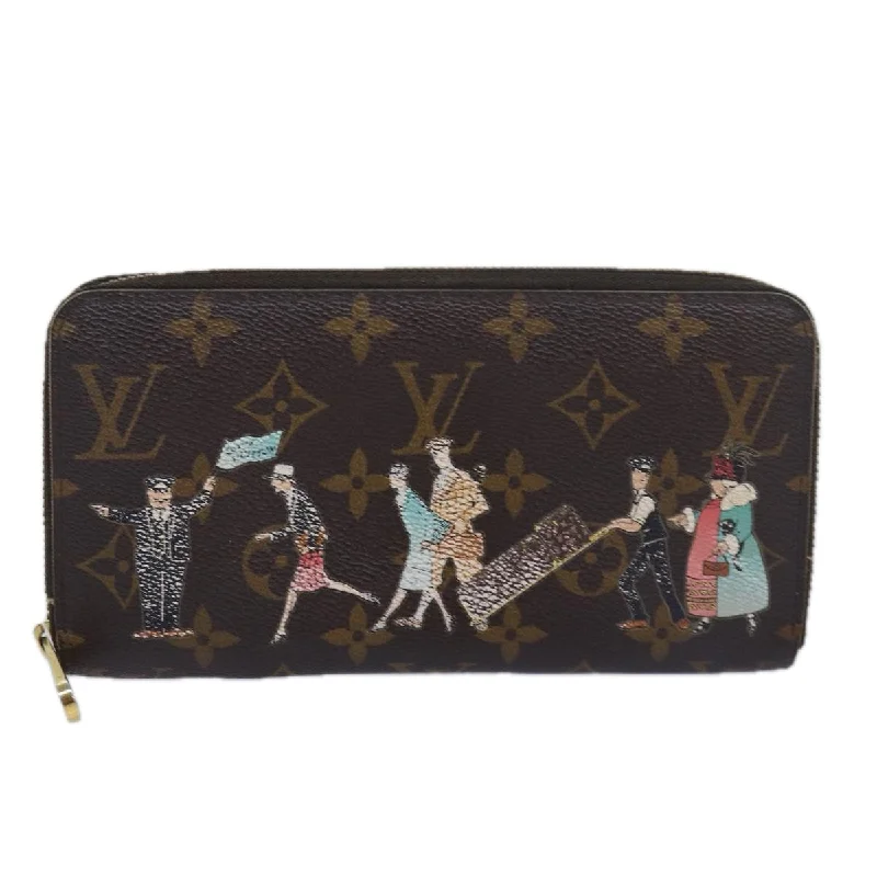 Louis Vuitton Portefeuille Zippy  Canvas Wallet  (Pre-Owned)